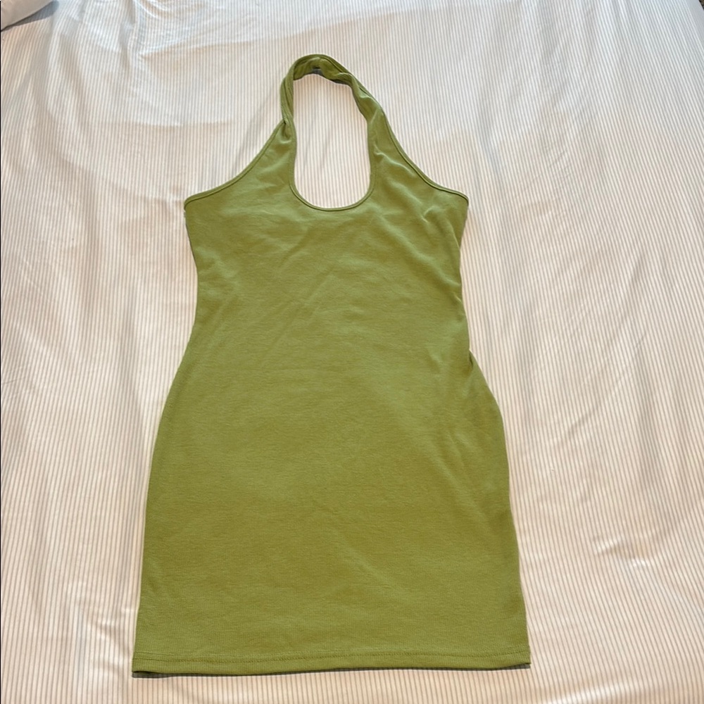 SHEIN Light Green Ribbed Top